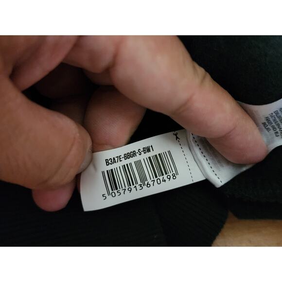 Gymshark Hoodie Womens Small Black Fraction Center Logo Lounge Gym Essentials - Picture 9 of 10